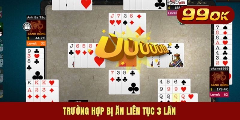 Ù Đền Là Gì? Giải Mã Khái Niệm Đặc Biệt Trong Game Phỏm 2 Trường hợp bị ăn liên tục 3 lần